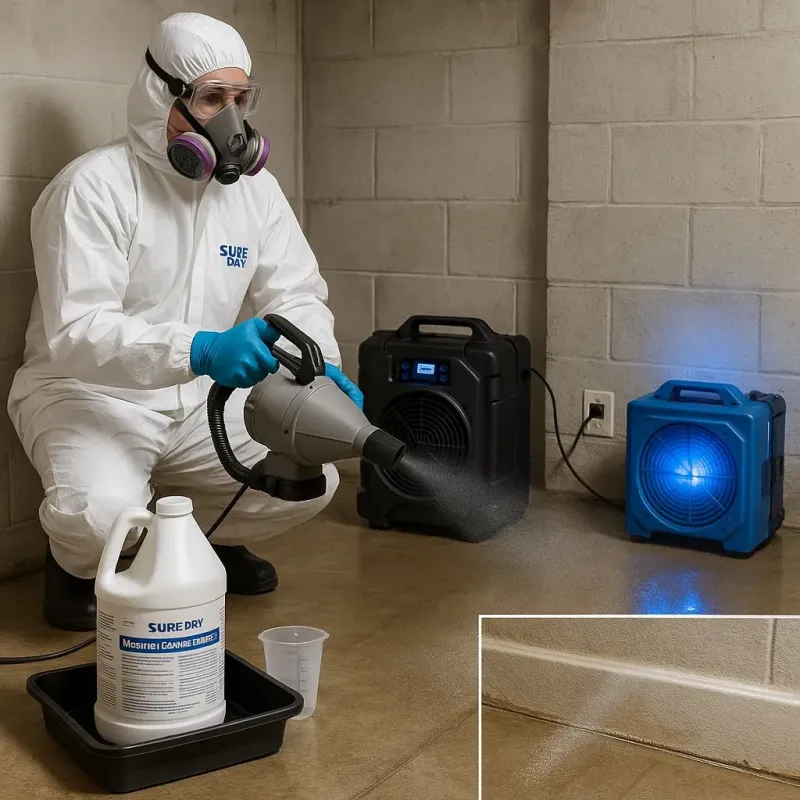 Sanitization and Odor Removal process in Bossier City, LA