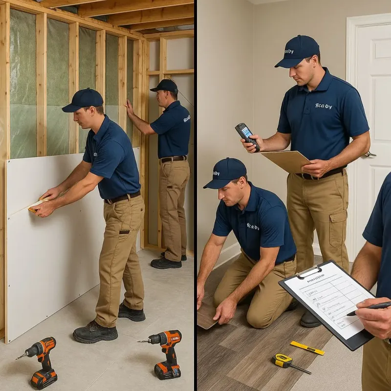 Repairs and Reconstruction process in Bossier City, LA